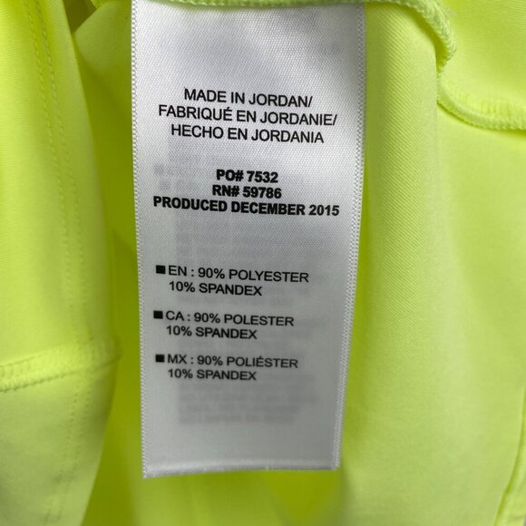 Women’s Pony Workout Neon Yellow Tank - Like New - Size Small - Picture 7 of 7